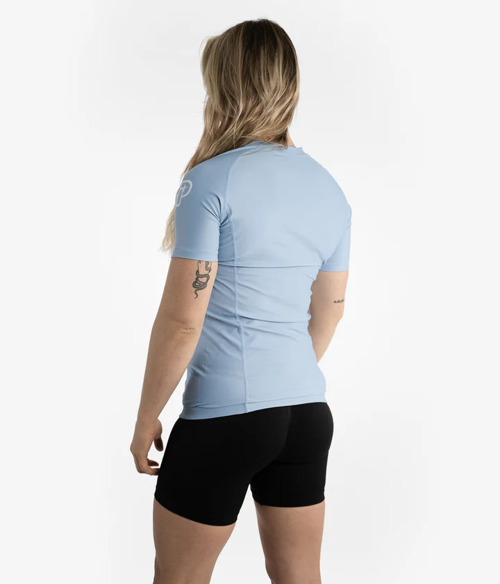 Rashguard Femme Progress Academy+ - Bleu Ciel 