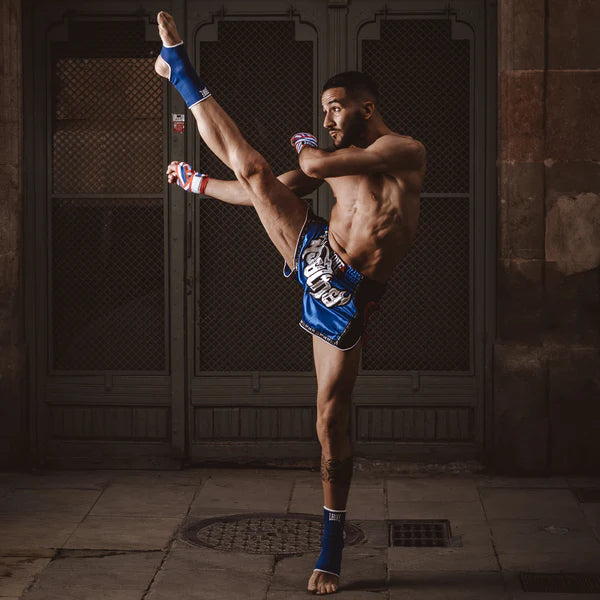 Leone Bangkok Thai Shorts - Blau - FIGHTWEAR