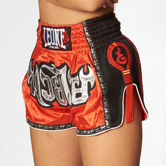 Leone Bangkok Thai Shorts - Rot - FIGHTWEAR