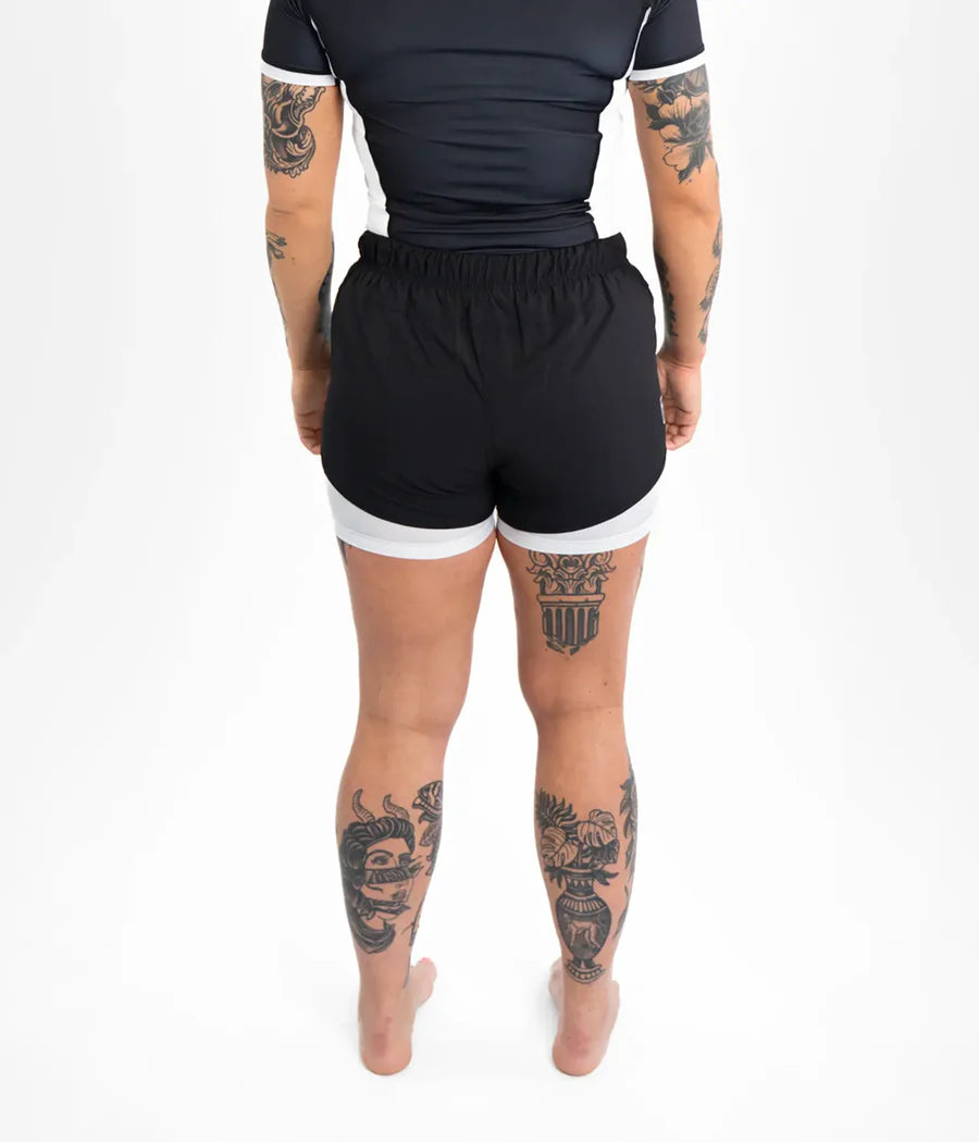 Progress Women's Academy + Schwarz Hybrid Shorts