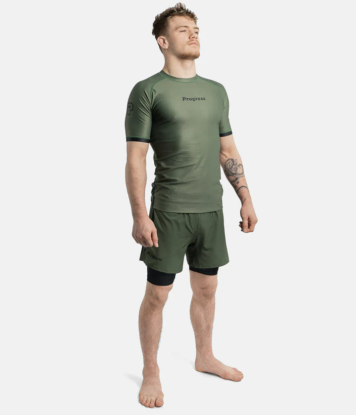 Progress Academy+ Rashguard - Khaki