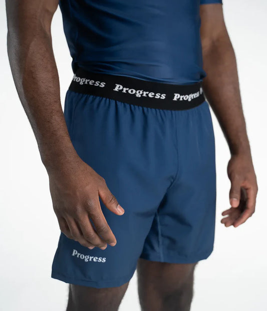 Progress Academy Board Shorts - Navy - FIGHTWEAR