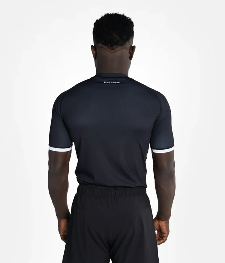 Rashguard Progress Academy + - Noir/Blanc