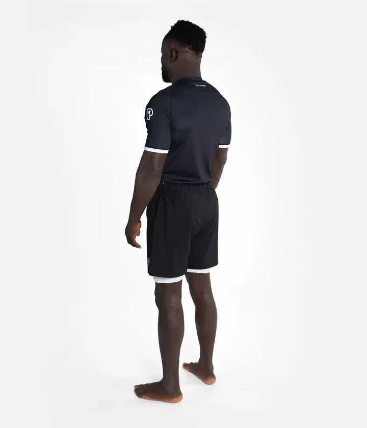 Rashguard Progress Academy + - Noir/Blanc