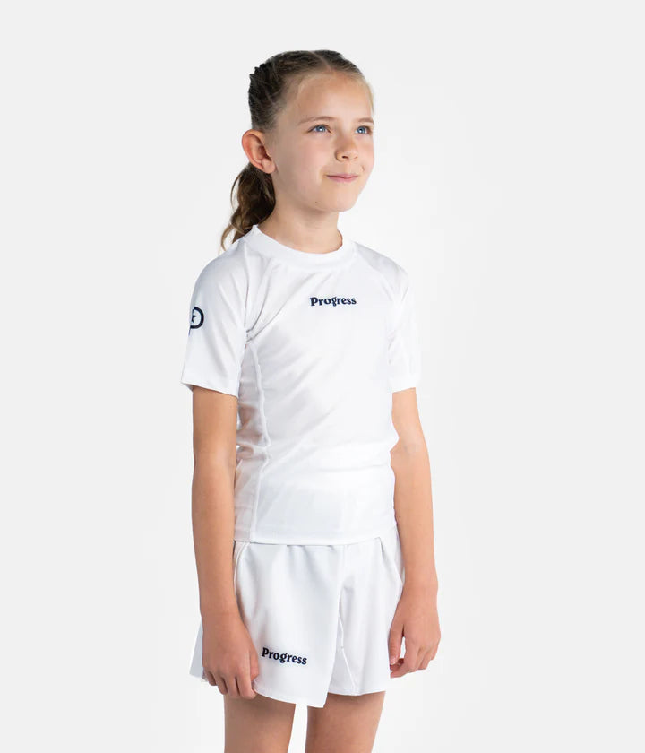 Rash Guard Progress Kids Academy - Blanc