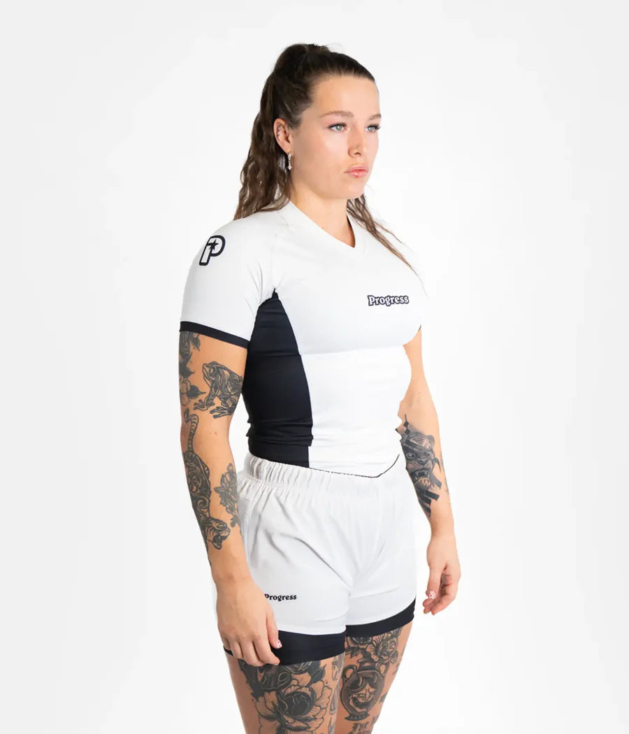 Progress Women's Academy + Rashguard - Weiss