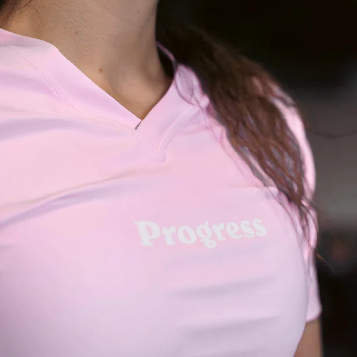 Rashguard Femme Progress Academy+ - Rose 