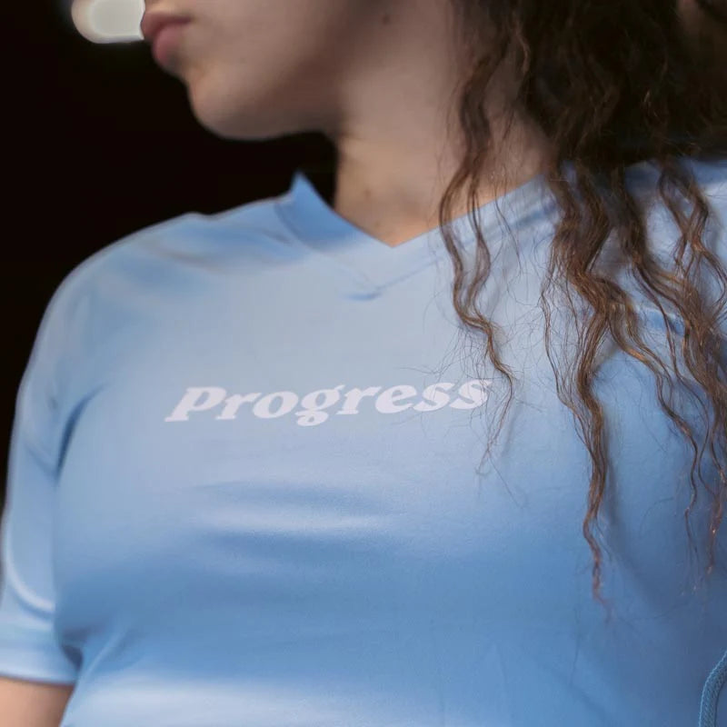 Rashguard Femme Progress Academy+ - Bleu Ciel 