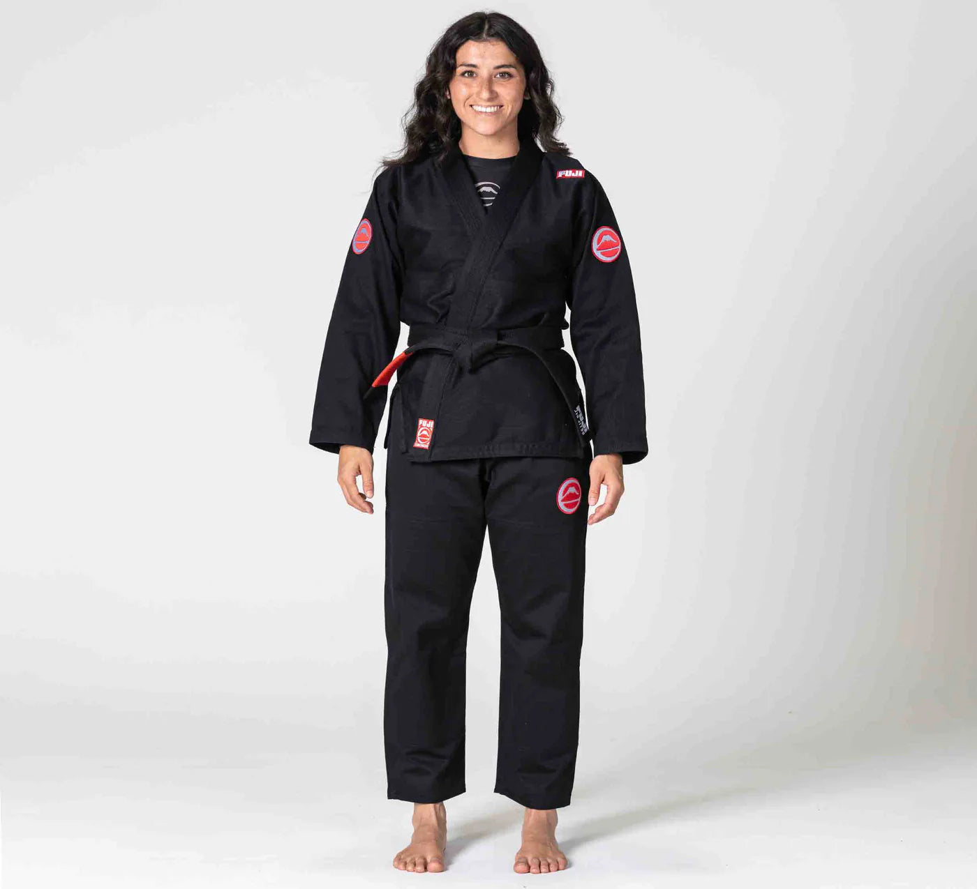FUJI Womens Competition BJJ Gi - Schwarz