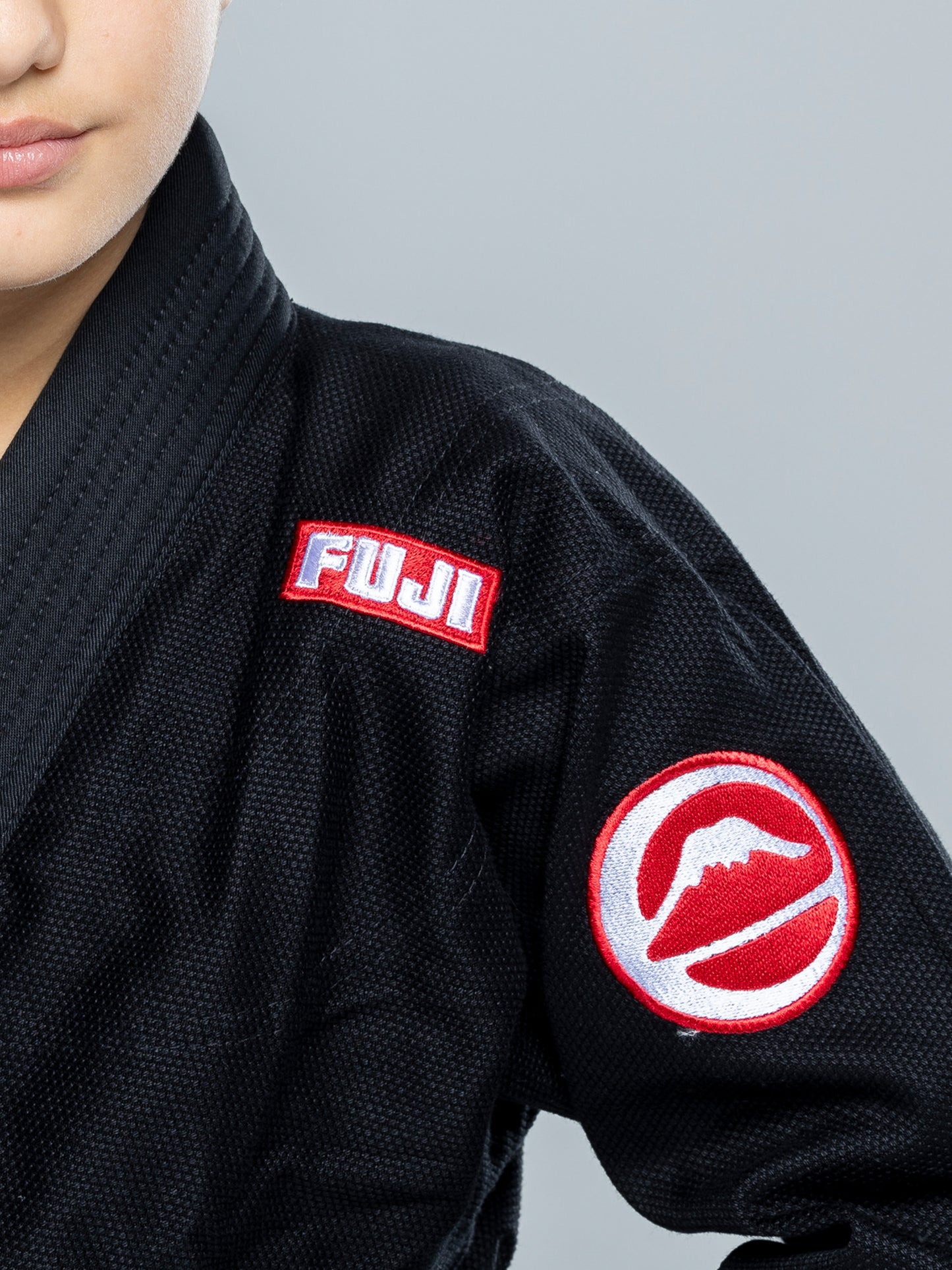 Gi BJJ da competizione per bambini FUJI - Nero