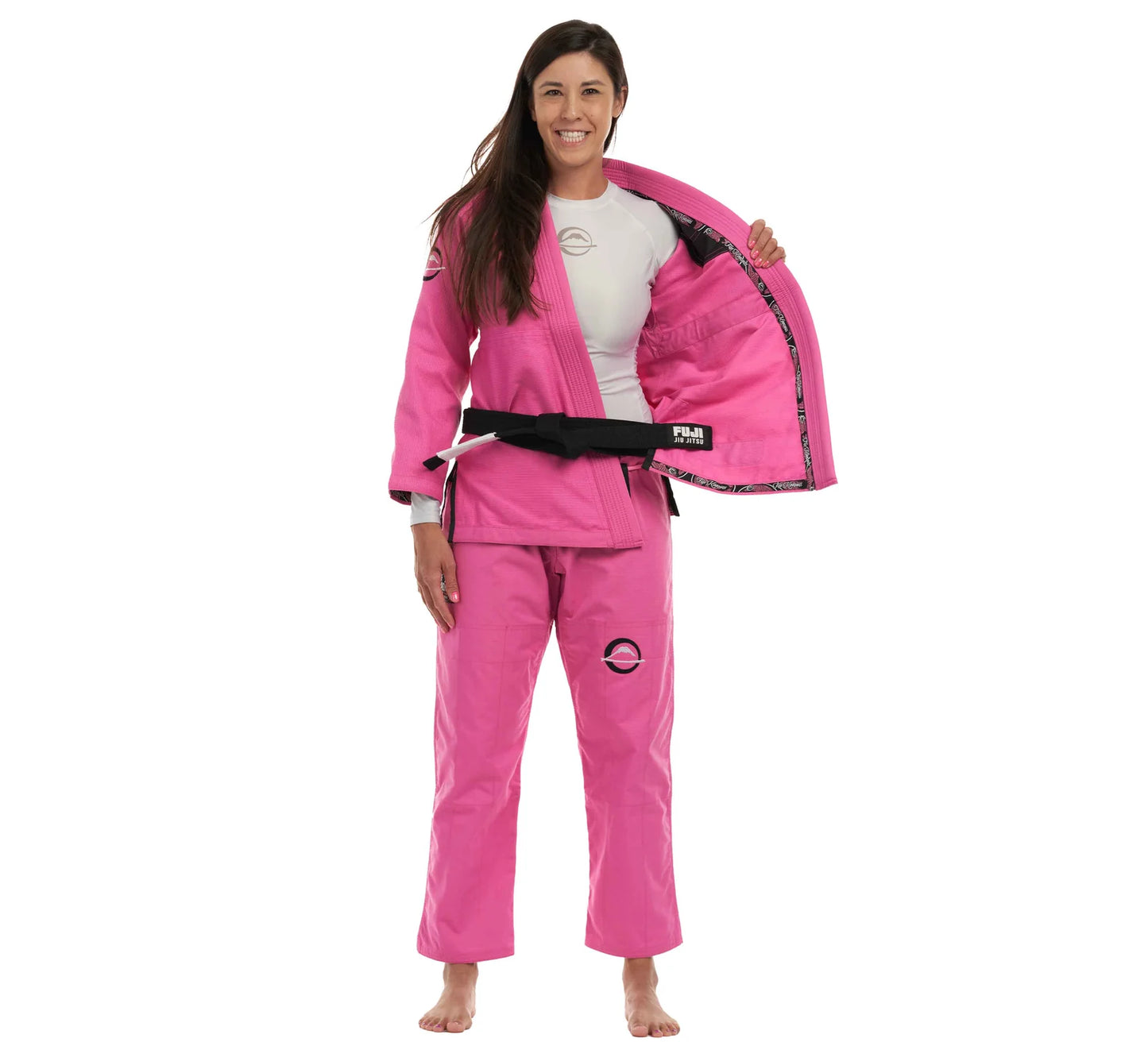 FUJI Suparaito Womens BJJ Gi Crane Edition - Rosa