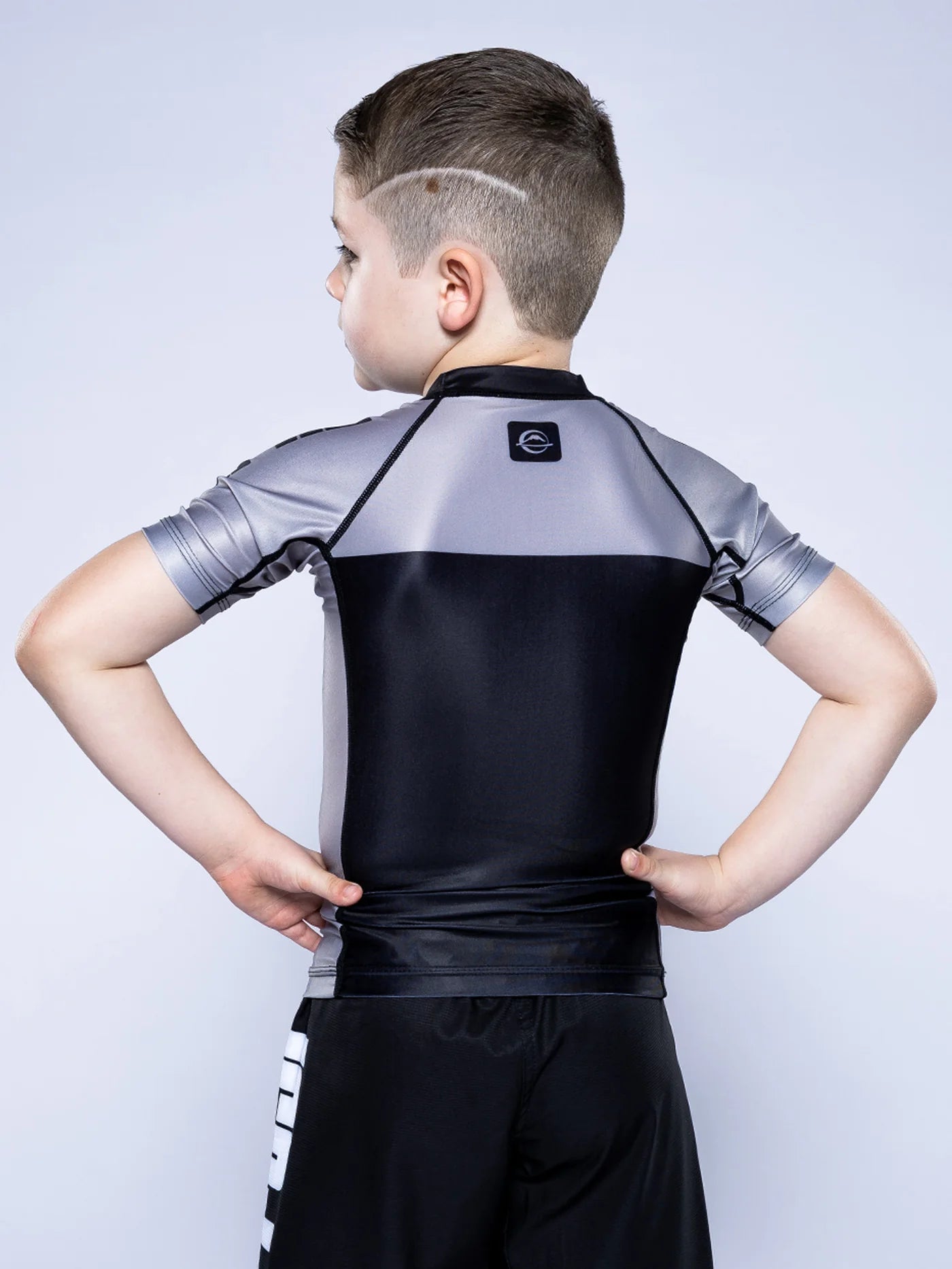 Fuji Kids Competition Ranked Rashguard - Grau - FIGHTWEAR