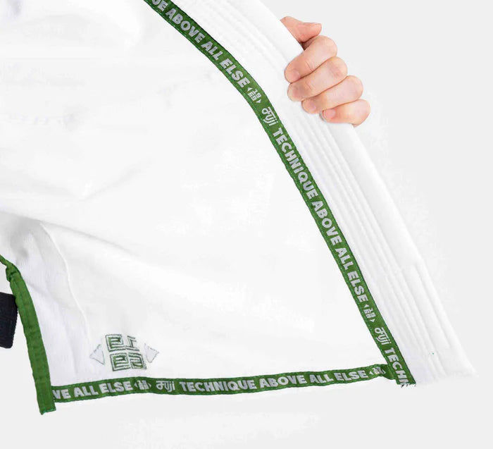 Gi BJJ Flow-Tech da donna FUJI - Bianco