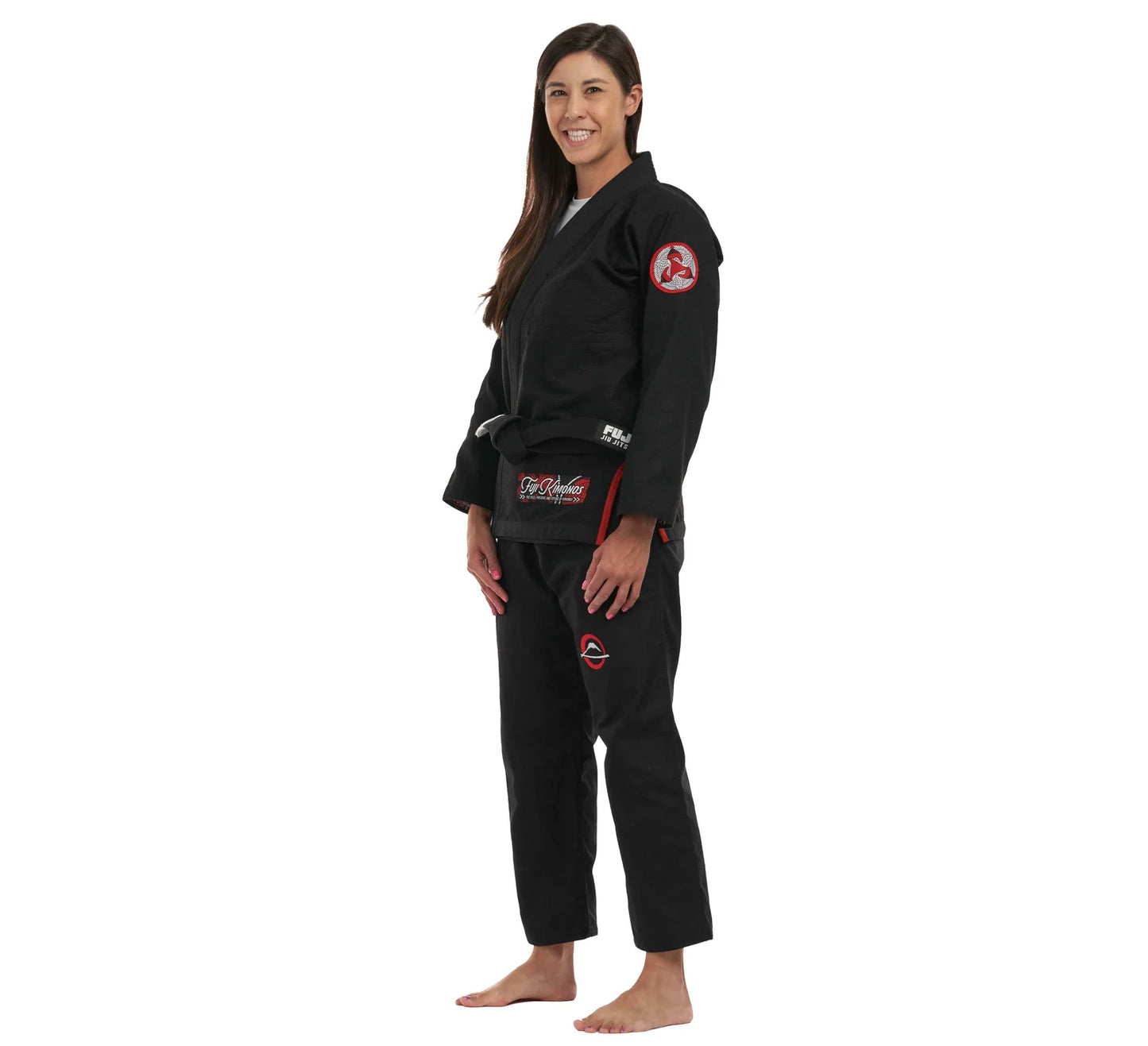 FUJI Suparaito Womens BJJ Gi Crane Edition - Schwarz