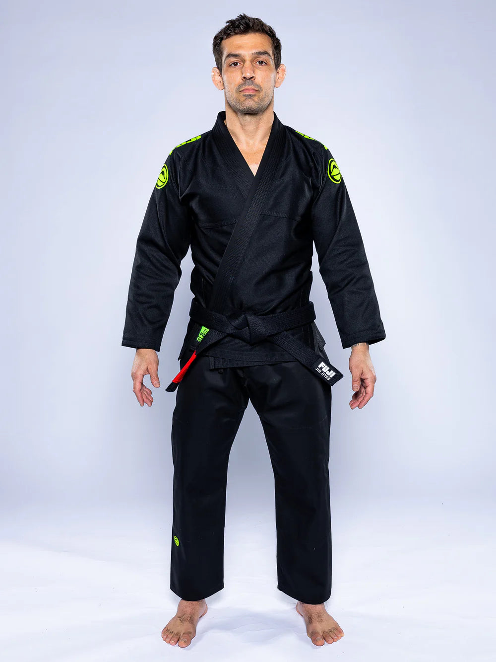 FUJI Baseline 2.0 Slim Fit BJJ Gi - Schwarz-Grün