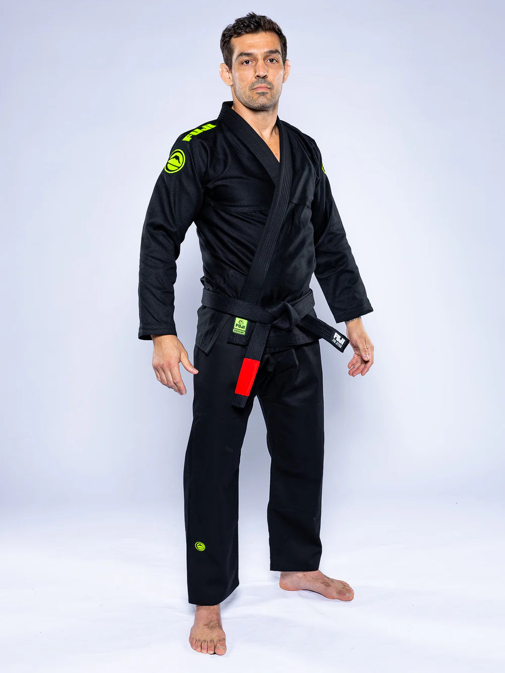 FUJI Baseline 2.0 Slim Fit BJJ Gi - Schwarz-Grün