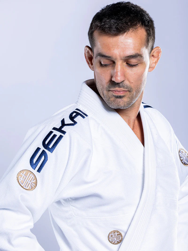 FUJI SEKAI 3.0 BJJ Gi - Weiss - FIGHTWEAR