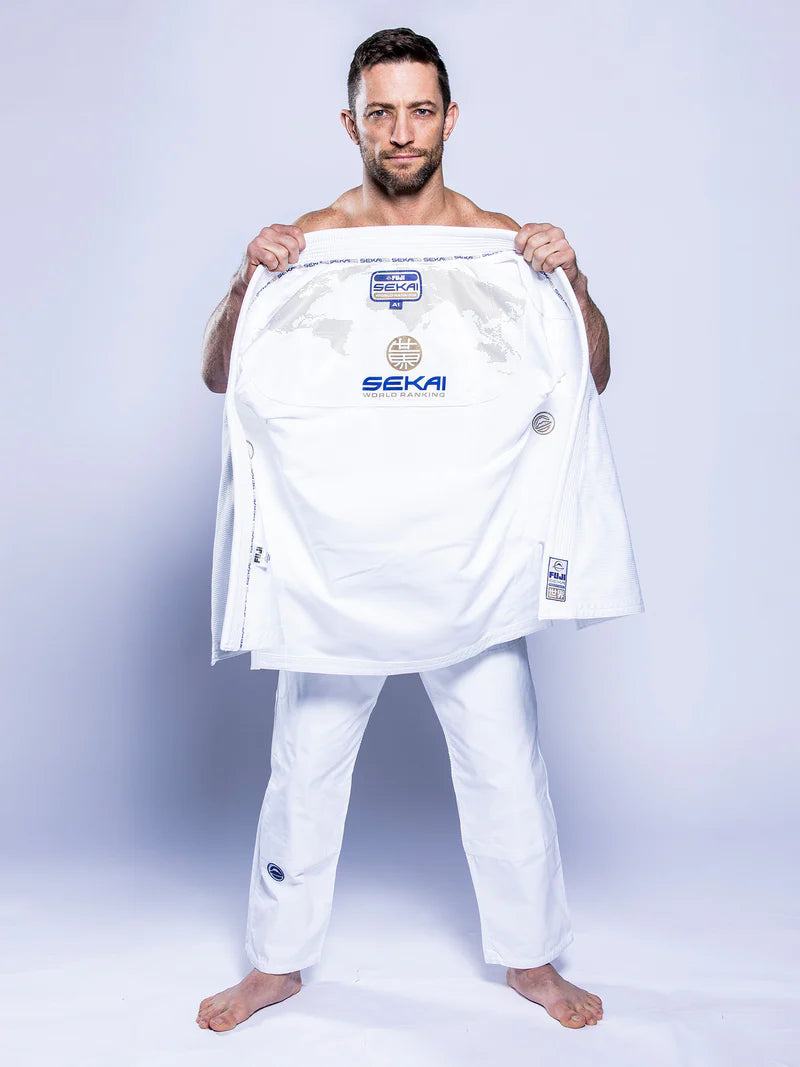 FUJI SEKAI 3.0 BJJ Gi - Weiss - FIGHTWEAR