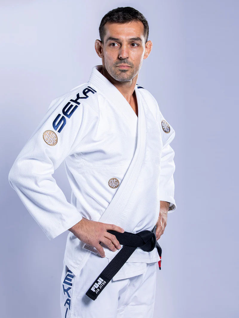 FUJI SEKAI 3.0 BJJ Gi - Weiss - FIGHTWEAR