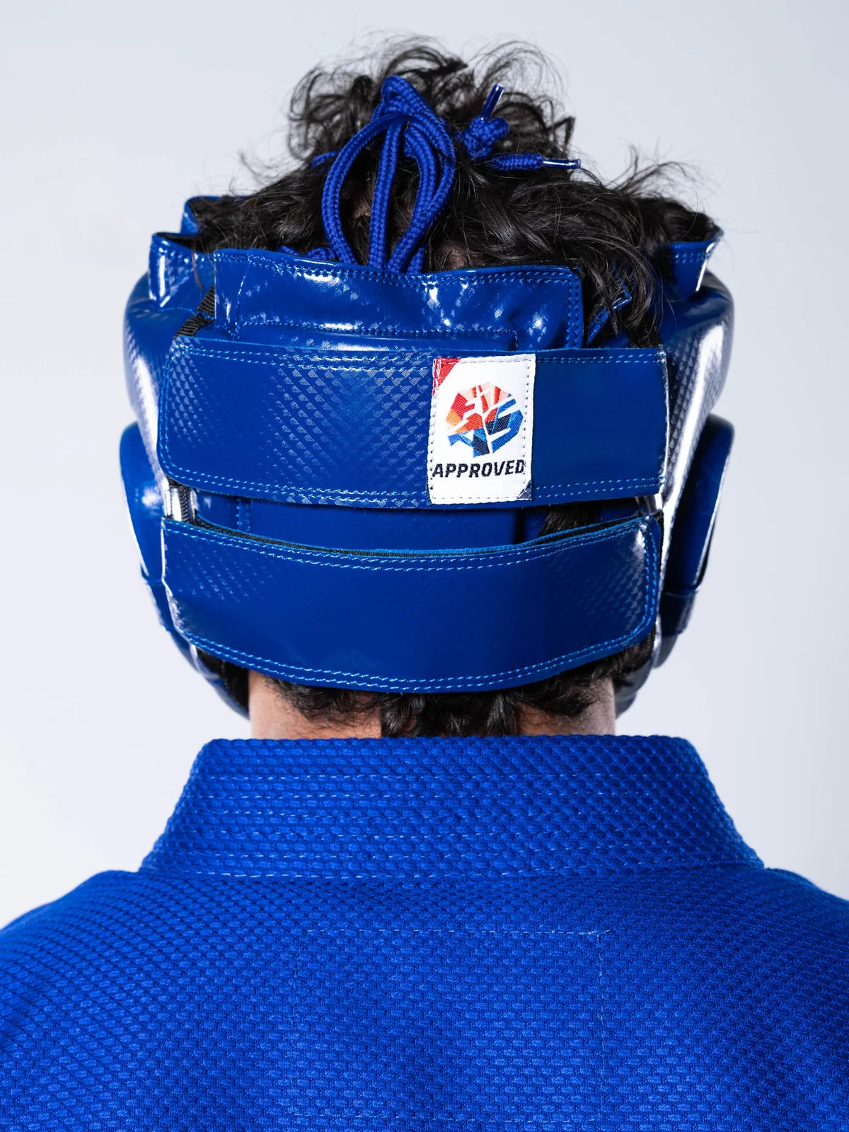 FUJI FIAS Combat Sambo Kopfschutz - Blau