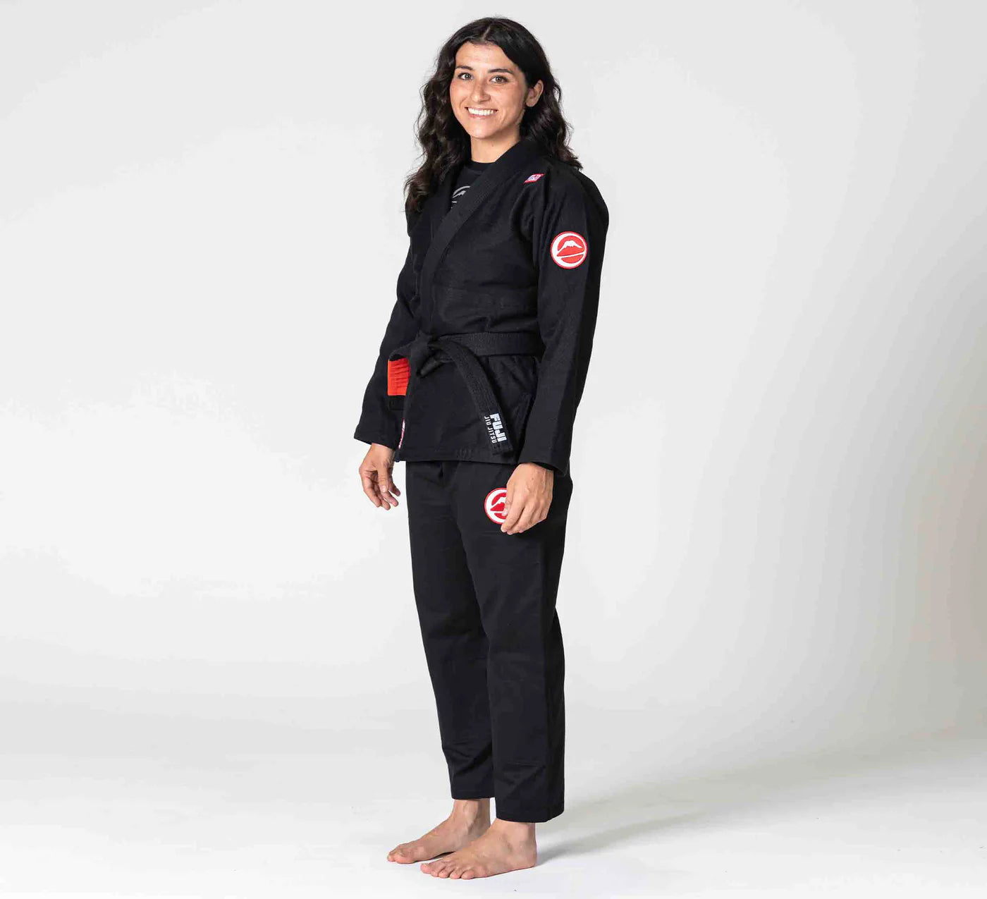 FUJI Womens Competition BJJ Gi - Schwarz