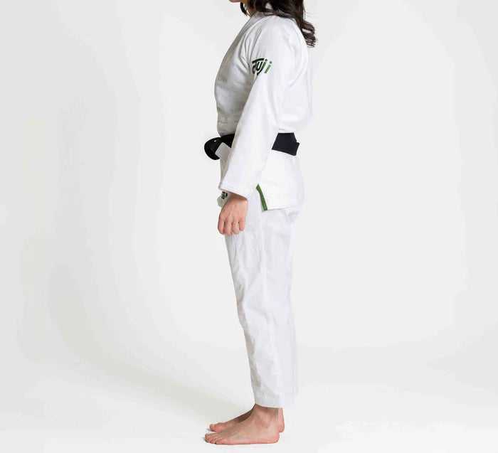 Gi BJJ Flow-Tech da donna FUJI - Bianco