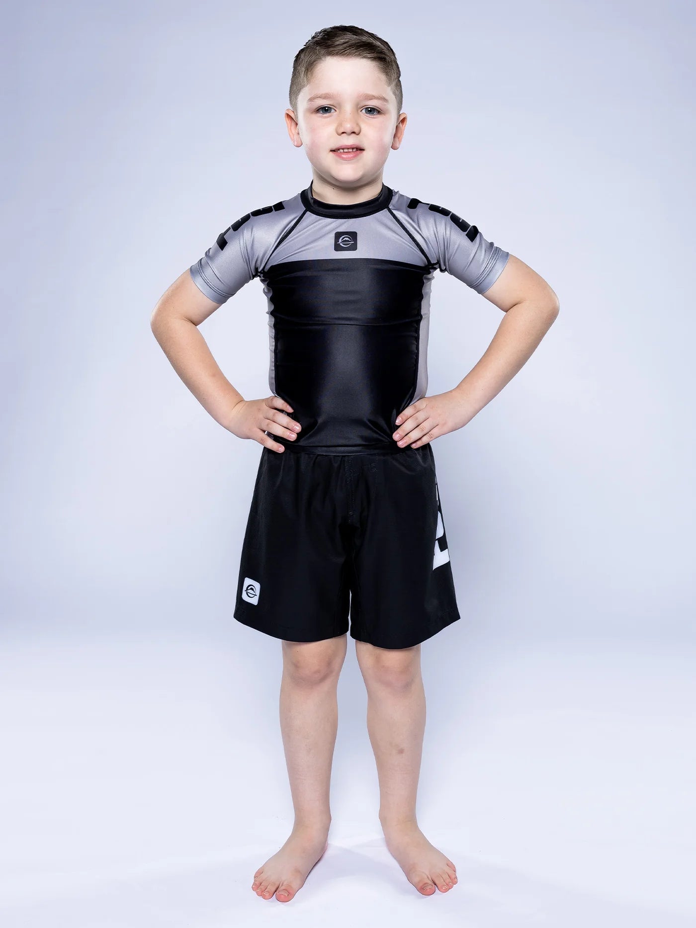 Fuji Kids Competition Ranked Rashguard - Grau - FIGHTWEAR
