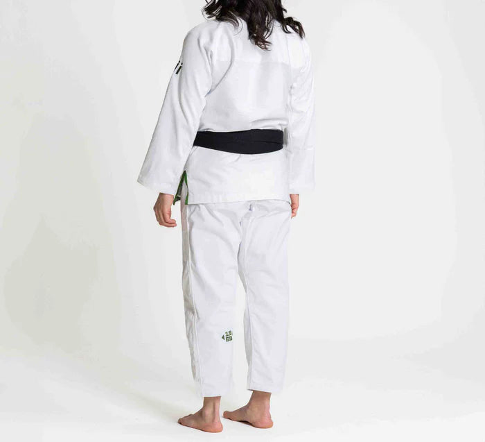 Gi BJJ Flow-Tech da donna FUJI - Bianco