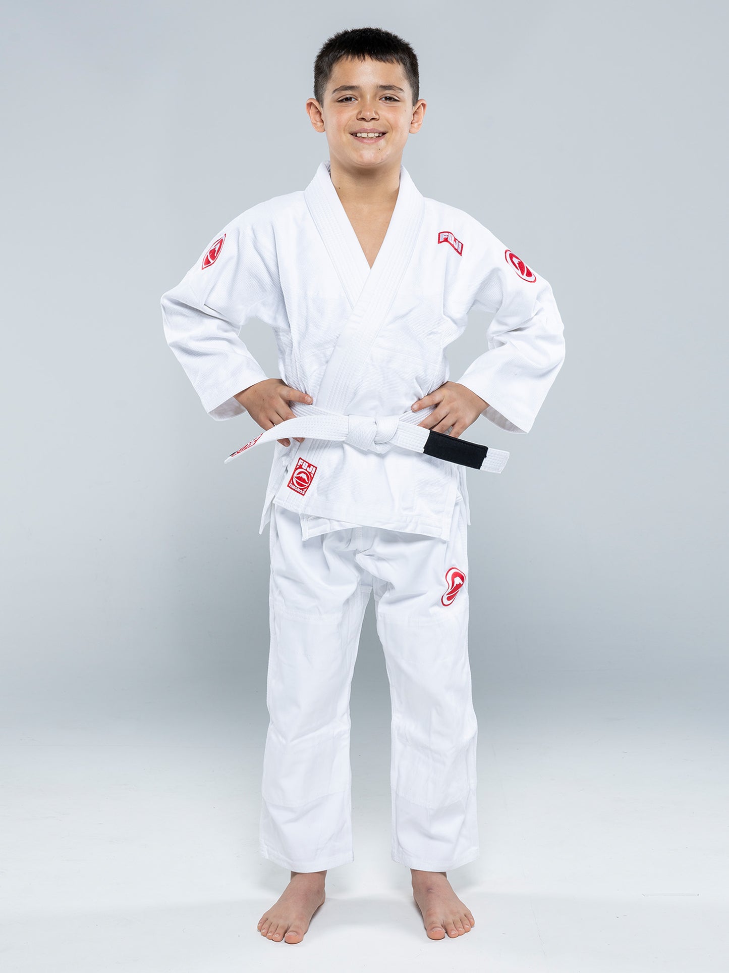 FUJI Kids Competition BJJ Gi - Weiss