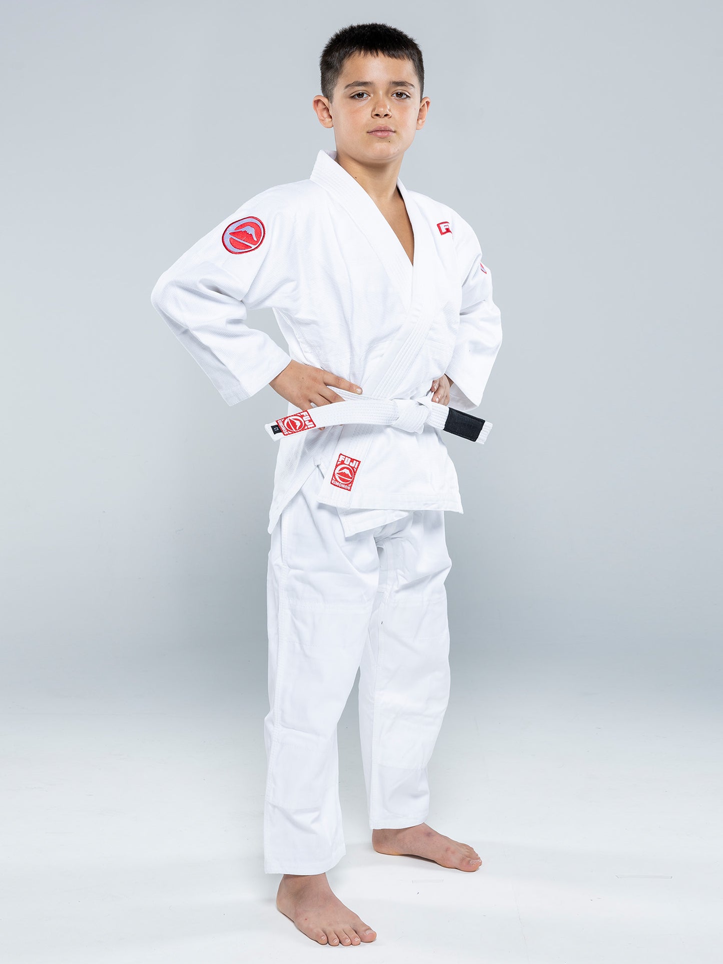 FUJI Kids Competition BJJ Gi - Weiss