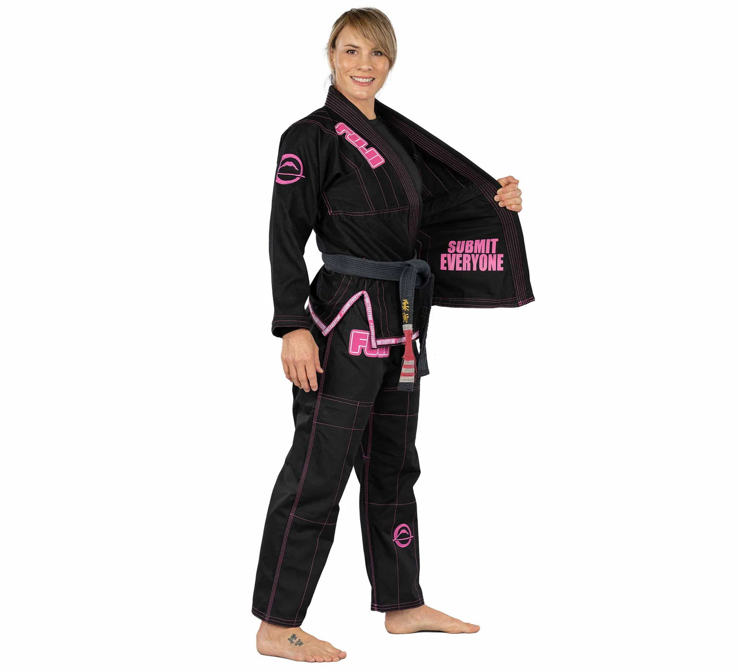 Kimono de JJB FUJI Submit Everyone pour femme - Rose
