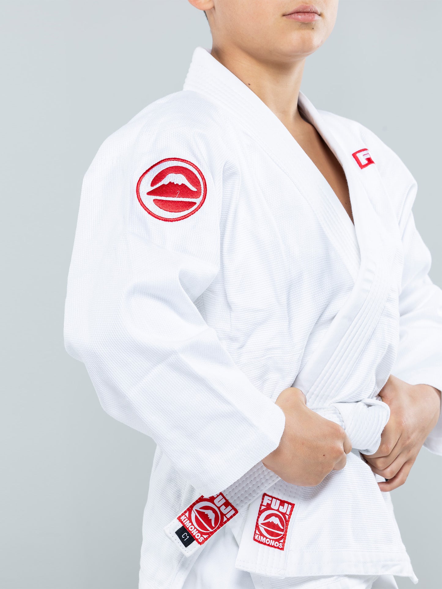 FUJI Kids Competition BJJ Gi - Weiss