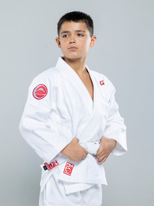 FUJI Kids Competition BJJ Gi - Weiss