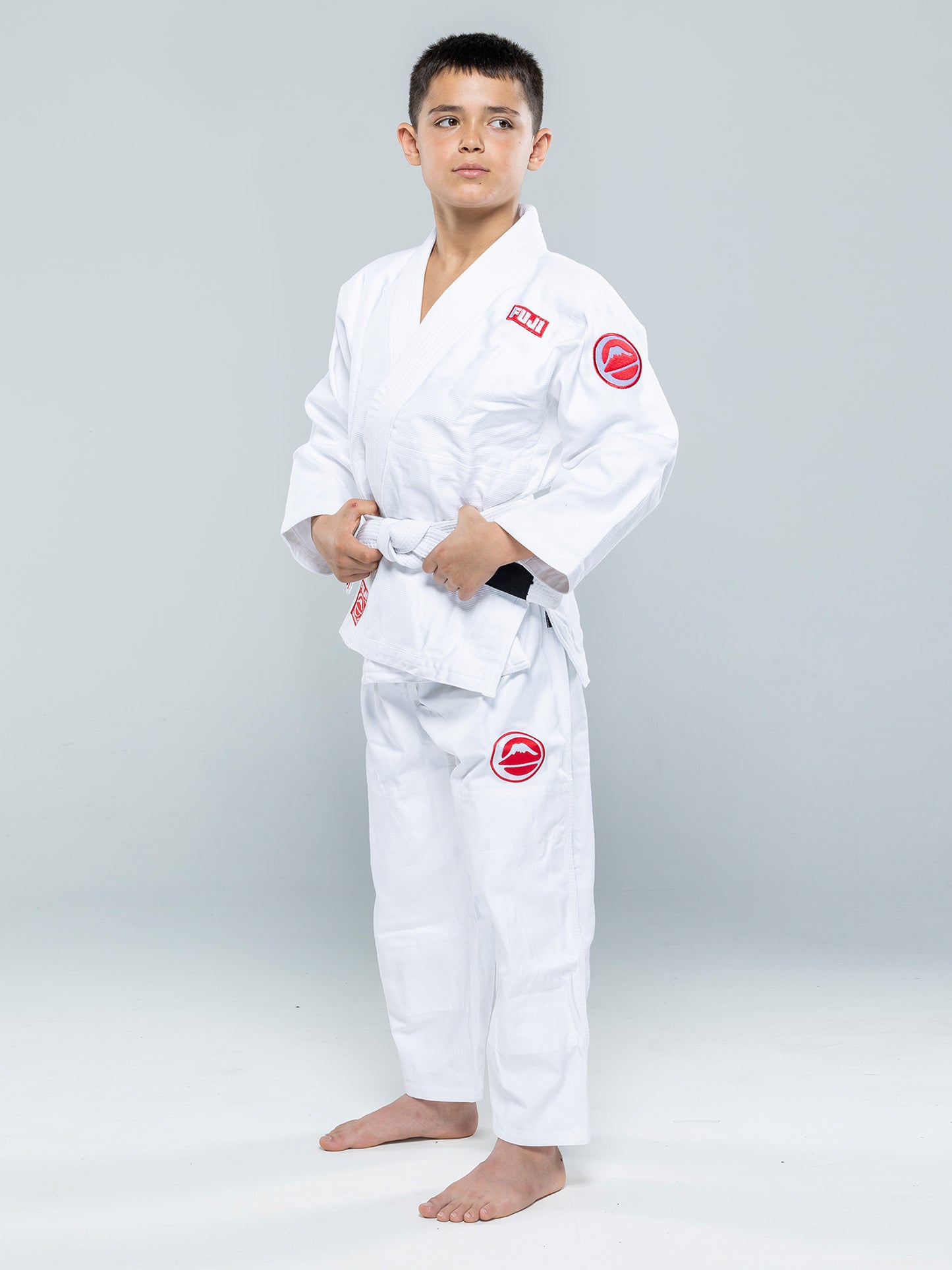 FUJI Kids Competition BJJ Gi - Weiss