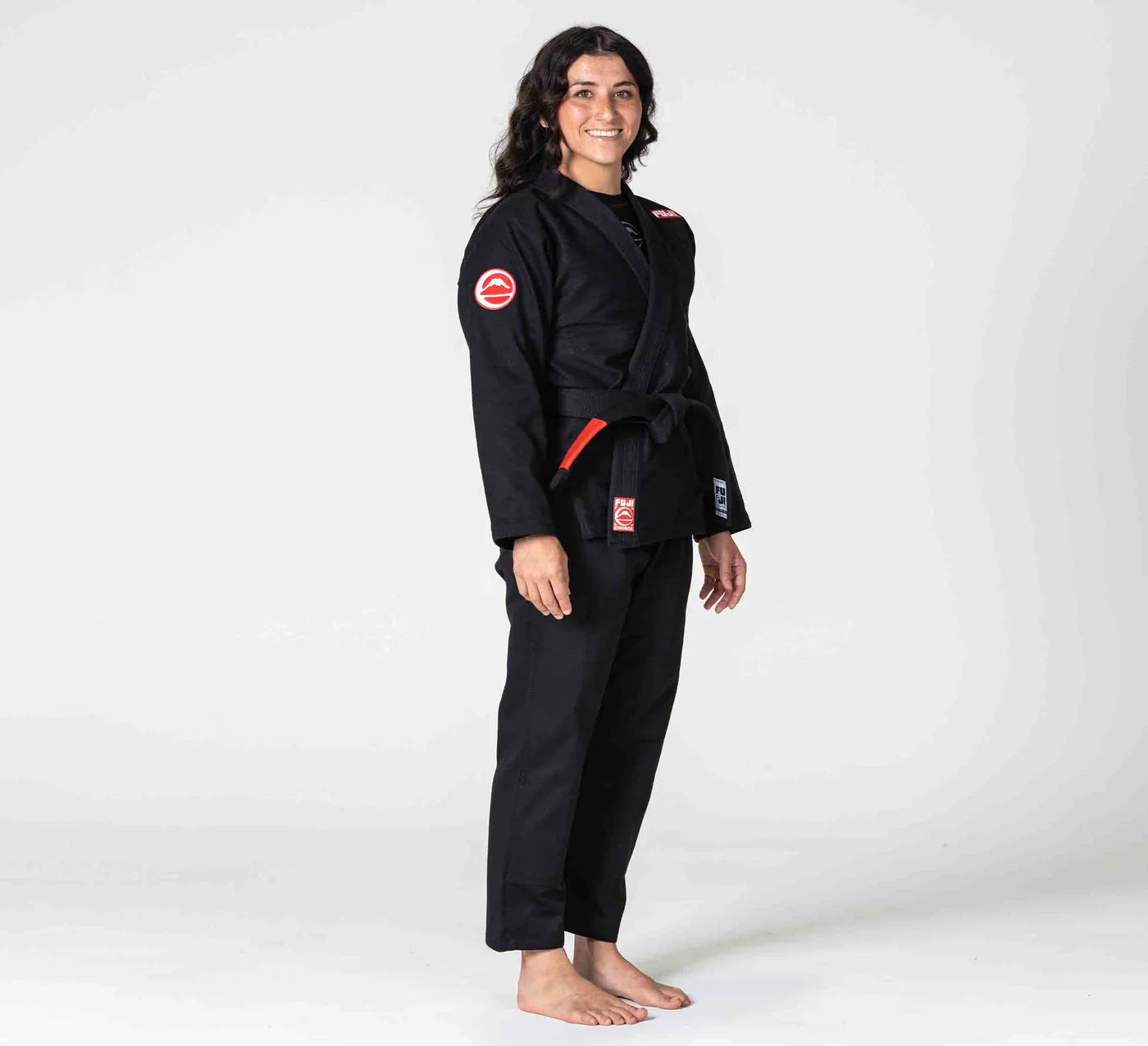 FUJI Womens Competition BJJ Gi - Schwarz
