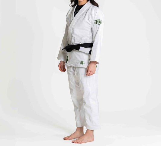 FUJI  Womens Flow-Tech BJJ Gi - Weiss