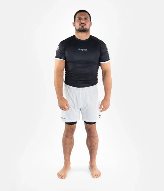 Progress Academy + Rashguard - Schwarz/Weiss