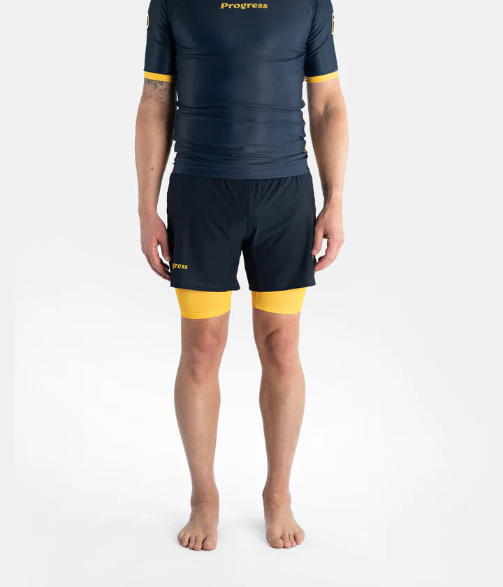 Progress Academy + Navy Hybrid Shorts