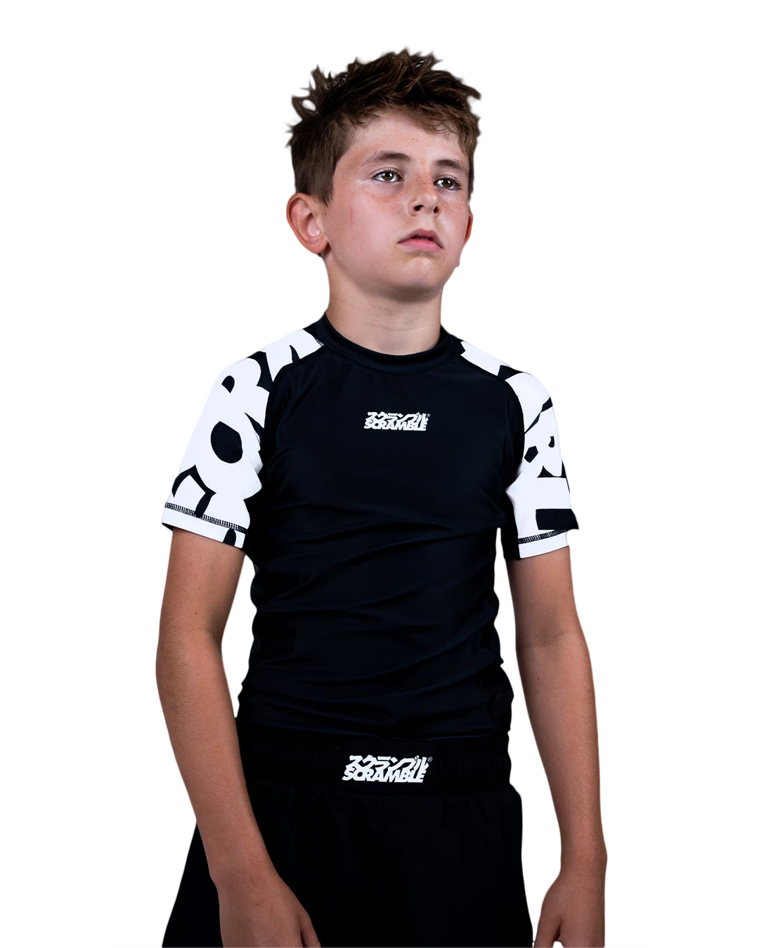 Scramble Baka Rashguard Kids - Schwarz