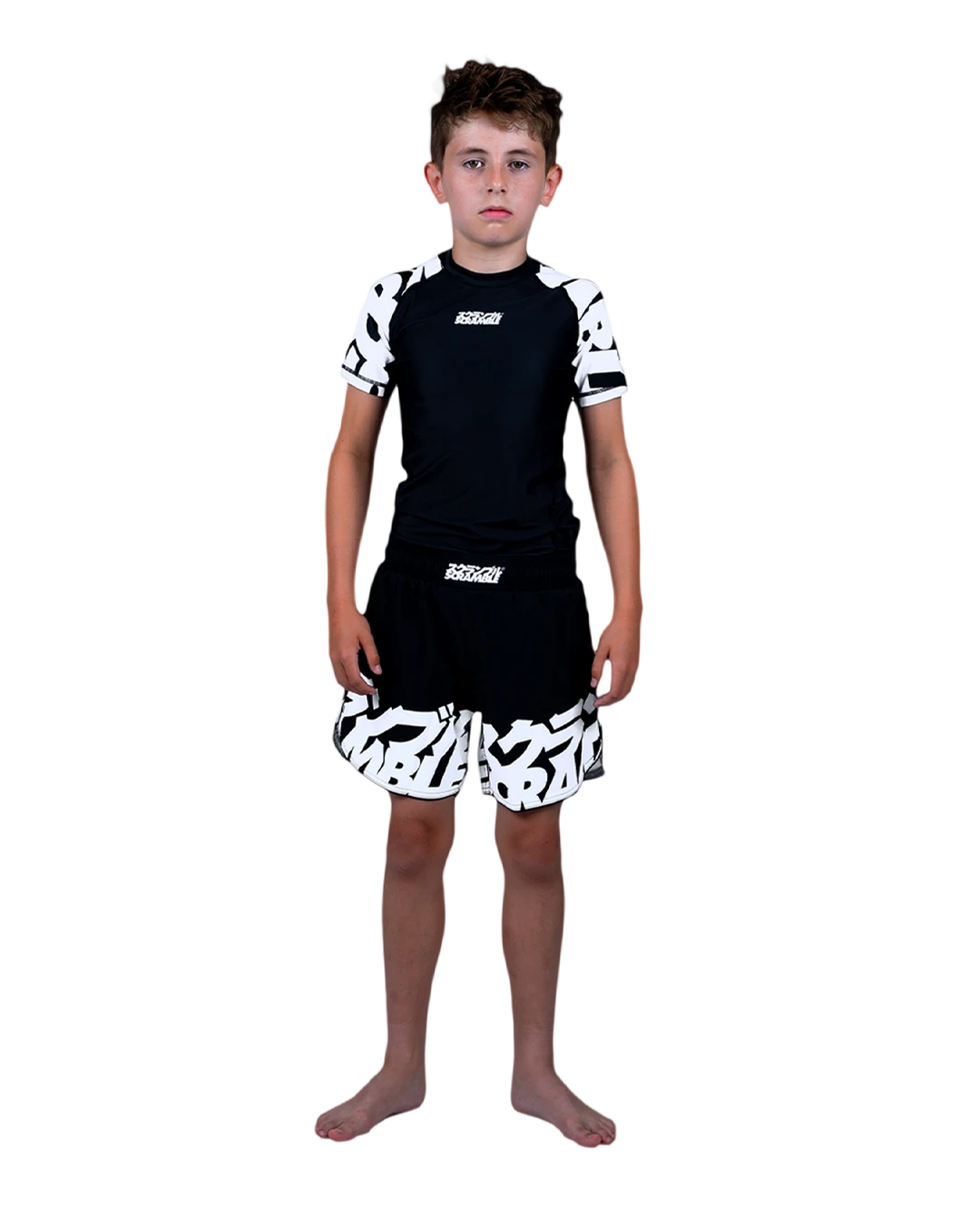 Scramble Baka Rashguard Kids - Schwarz