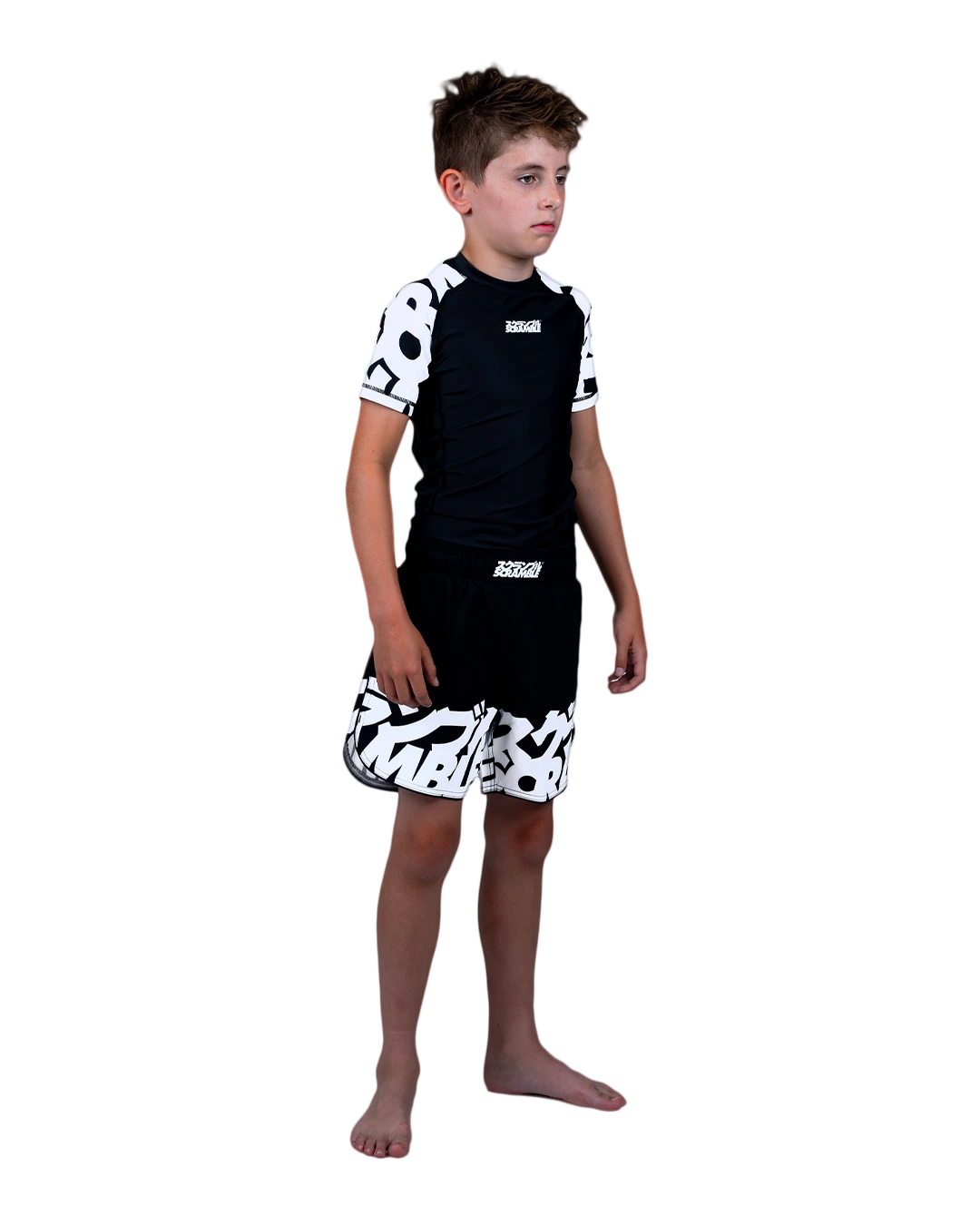 Scramble Baka Rashguard Kids - Schwarz