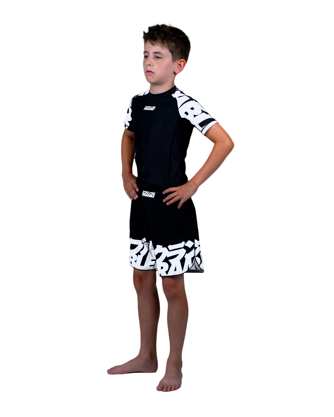 Scramble Baka Rashguard Kids - Schwarz