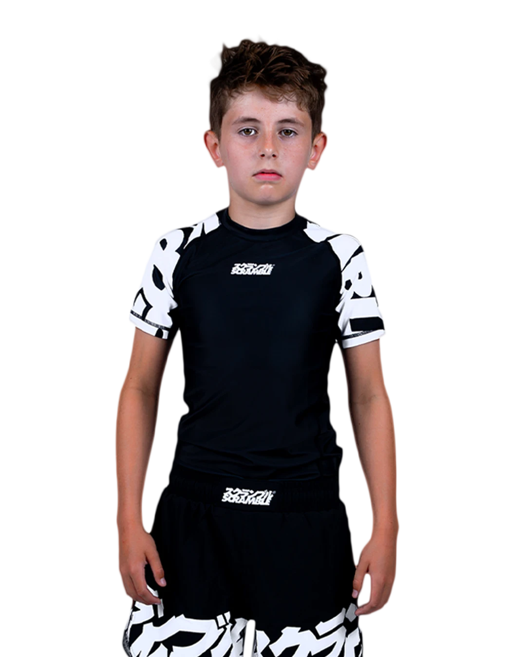 Scramble Baka Rashguard Kids - Schwarz