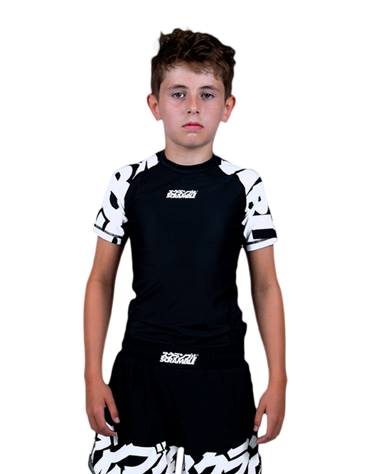 Scramble Baka Rashguard Kids - Schwarz