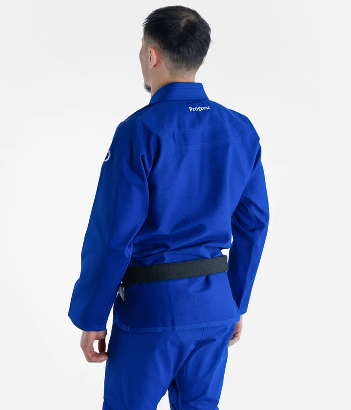 Progress JiuJitsu The Academy Gi - Blau (mit GRATIS Weissgürtel) - FIGHTWEAR