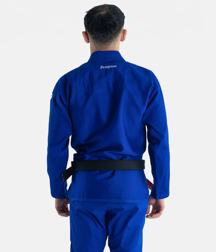 Progress JiuJitsu The Academy Gi - Blau (mit GRATIS Weissgürtel) - FIGHTWEAR