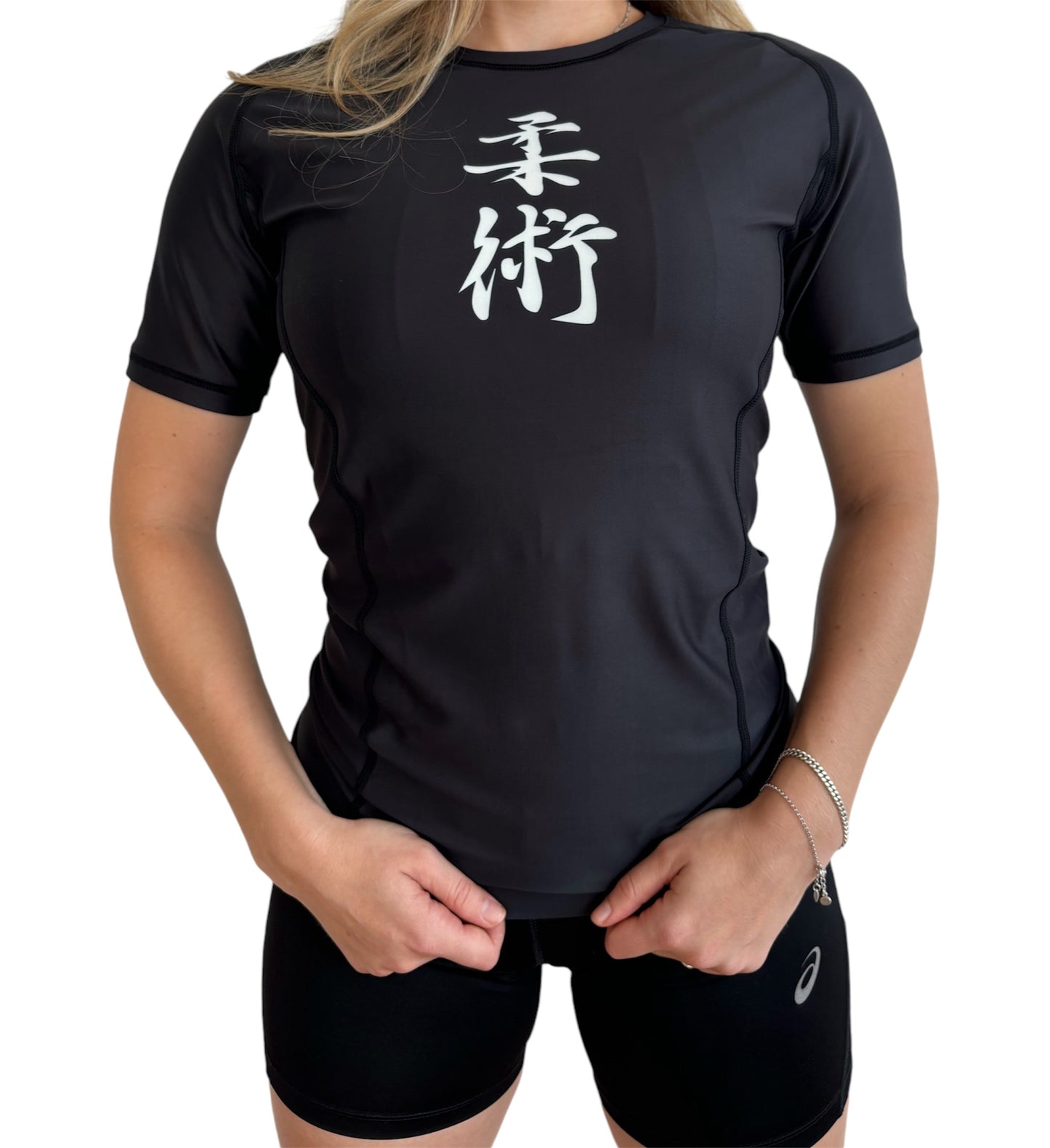 Rashguard AA JIUJITSU Performance pour femmes - Noir