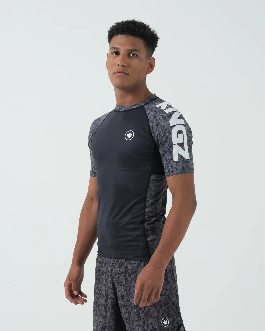 Kingz Night Camo S/S Rashguard - FIGHTWEAR