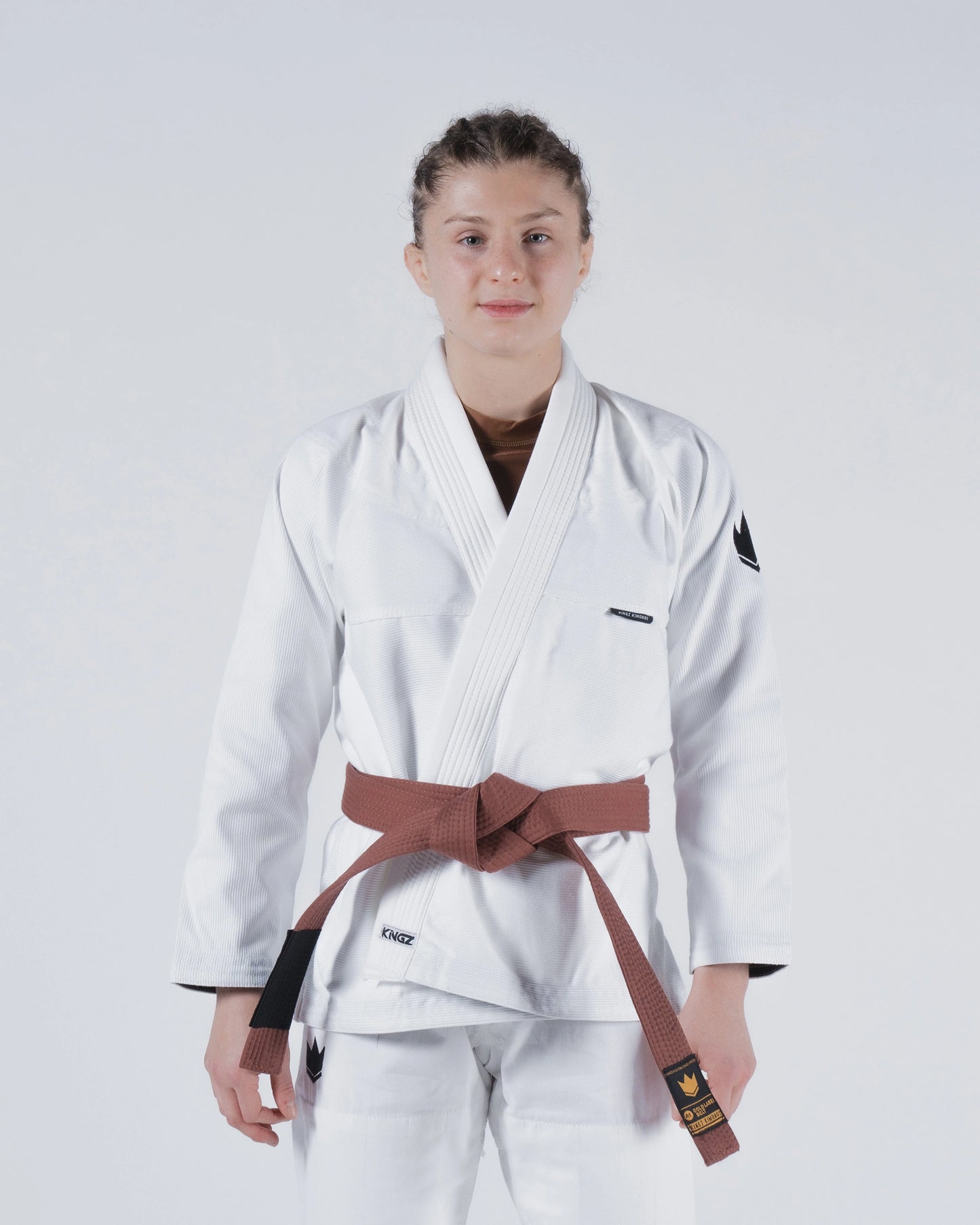 KINGZ Kore V2 Women's Jiu Jitsu Gi - Weiss - FIGHTWEAR