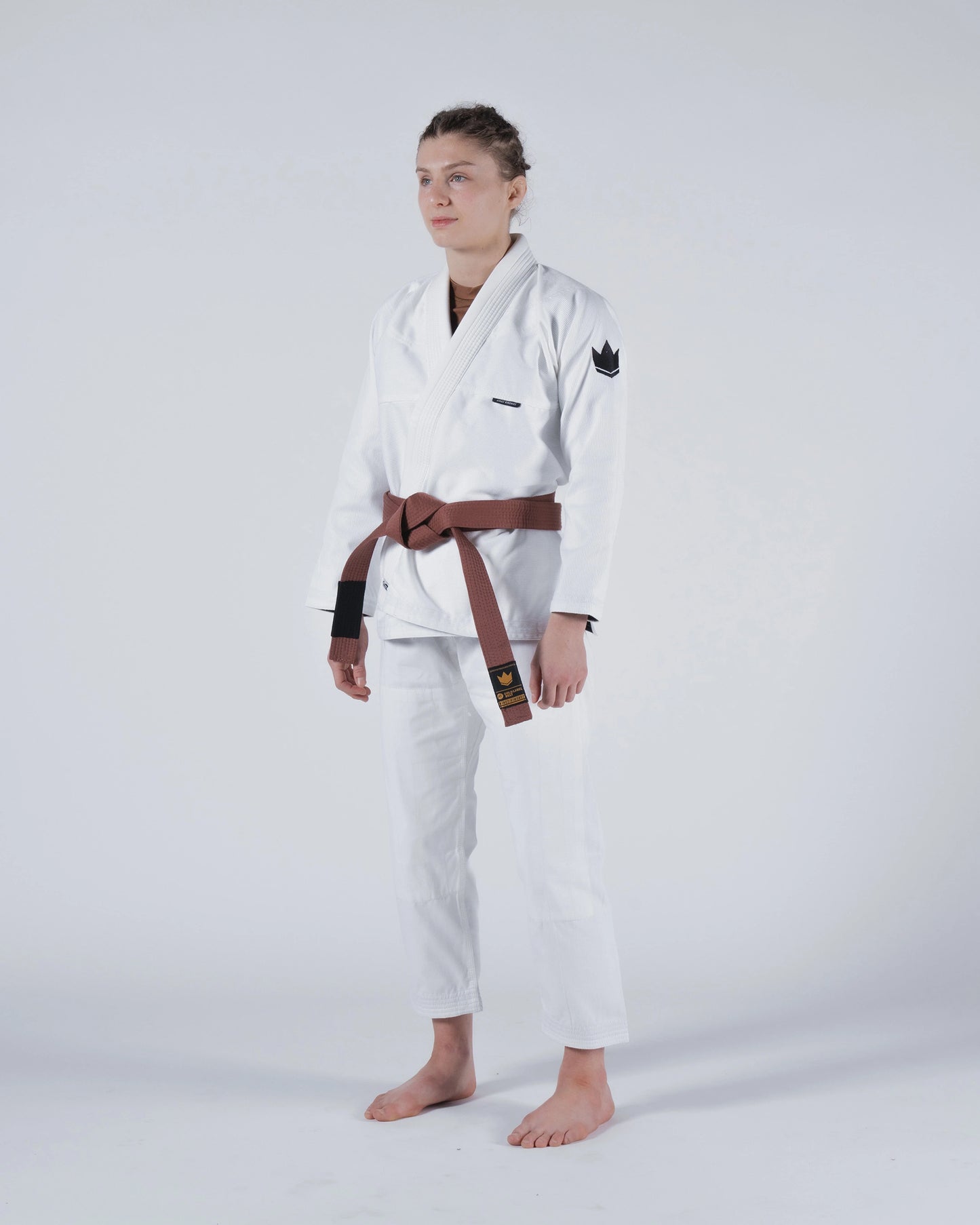 KINGZ Kore V2 Women's Jiu Jitsu Gi - Weiss - FIGHTWEAR